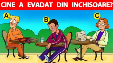 Test de logică exclusiv pentru genii | Care dintre acești 3 bărbați tocmai a evadat din închisoare?