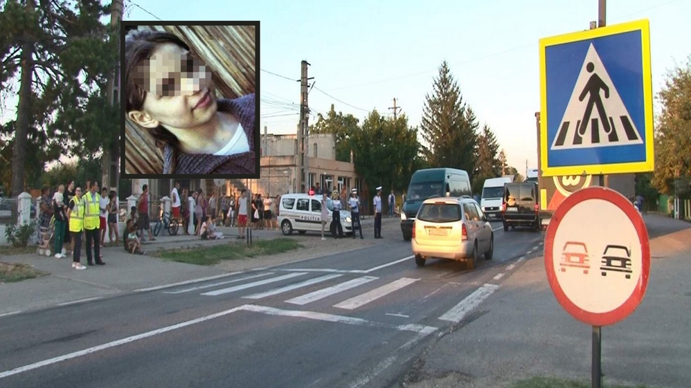 Clipe înfiorătoare după moartea Dariei, copila de 10 ani, ucisă pe trecerea de pietoni de șoferul unui TIR: “Dumnezeu a luat un înger!”
