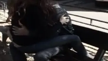 Bianca l-a calarit pe Cristea la Piata Romana. Scena s-a intamplat in urma cu putin timp