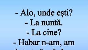 BANCUL ZILEI | La nuntă
