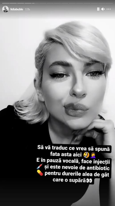 Lidia Buble se confruntă cu probleme de sănătate: “Injecții și e nevoie de antibiotic pentru durerile alea”. Ce i-au mai spus medicii după ce au pus diagnosticul