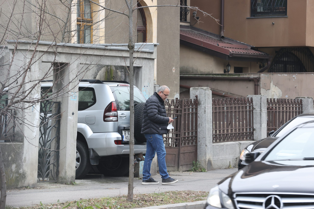 Bogdan, fiul lui Alexandru Arșinel, în vizită la tatăl său (Foto: CANCAN.RO)
