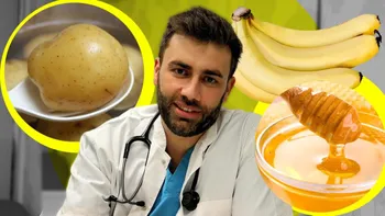 Remediile simple pentru stomac sensibil: ce spune Dr. Sava despre banană, miere și cartoful fiert