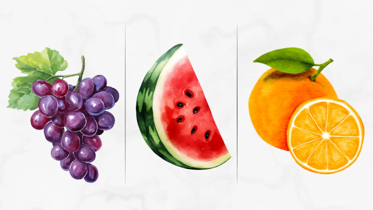 Test de personalitate | Alege unul dintre cele 3 fructe din imagine! Răspunsul îți va spune ce fel de om ești, de fapt