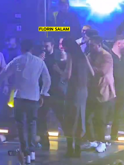 Florin Salam și oamenii lui au făcut spectacol pe scenă