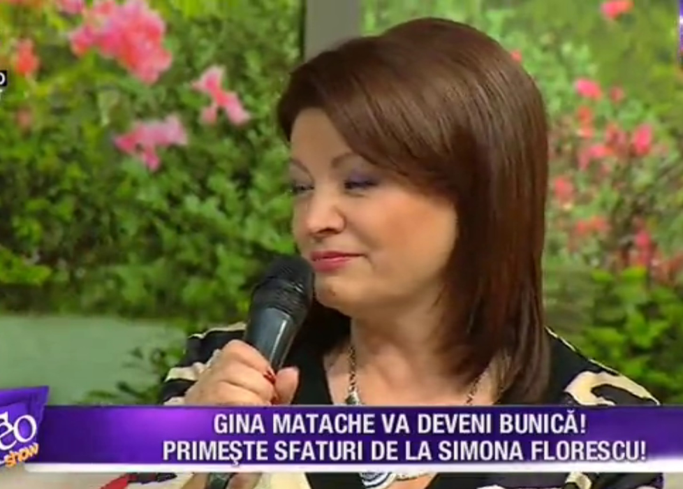 Gina Matache este foarte fericită fiindcă va deveni bunică