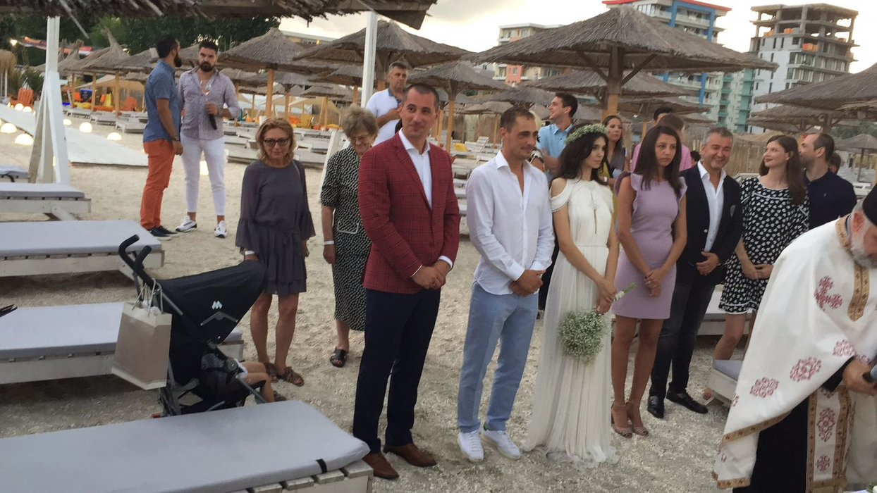 Virgil și Alice, vizibil emoționați pe durata ceremoniei