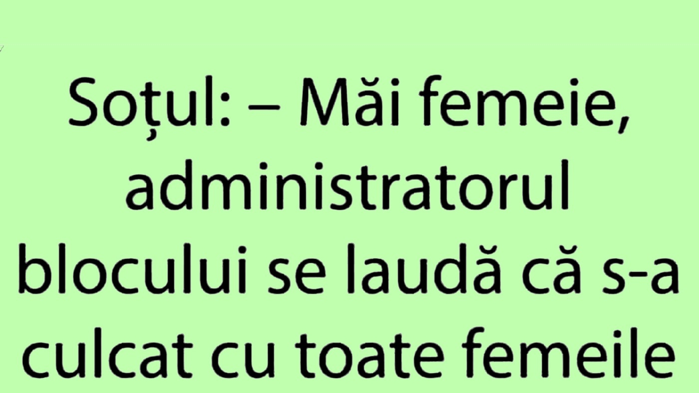 BANC | "Administratorul se laudă că s-a culcat cu toate femeile din bloc"