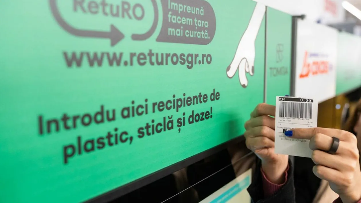 Supermarketul care oferă 0,7 de bani pentru un ambalaj cu SGR. Singura condiție prin care poți obține banii