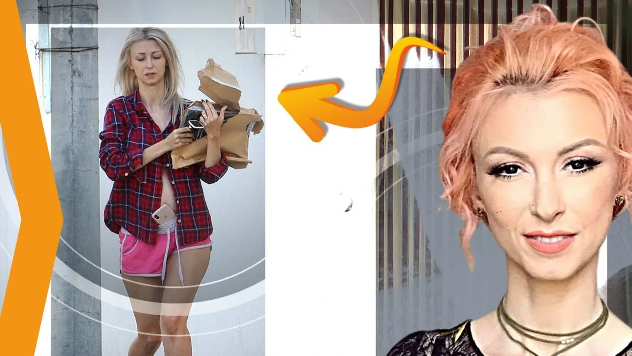 Super-imagini cu burtica de graviduță a Andreei Bălan!