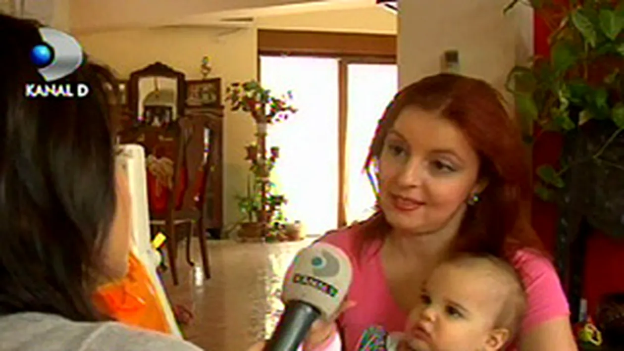 VIDEO Amelia Antoniu, despre fetita sa: Sunt foarte fericita ca Dumnezeu mi-a daruit asa copil