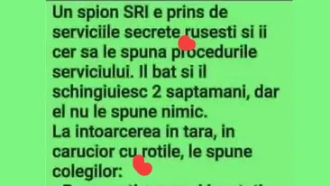 BANCUL ZILEI | Un spion SRI e prins de serviciile secrete rusești