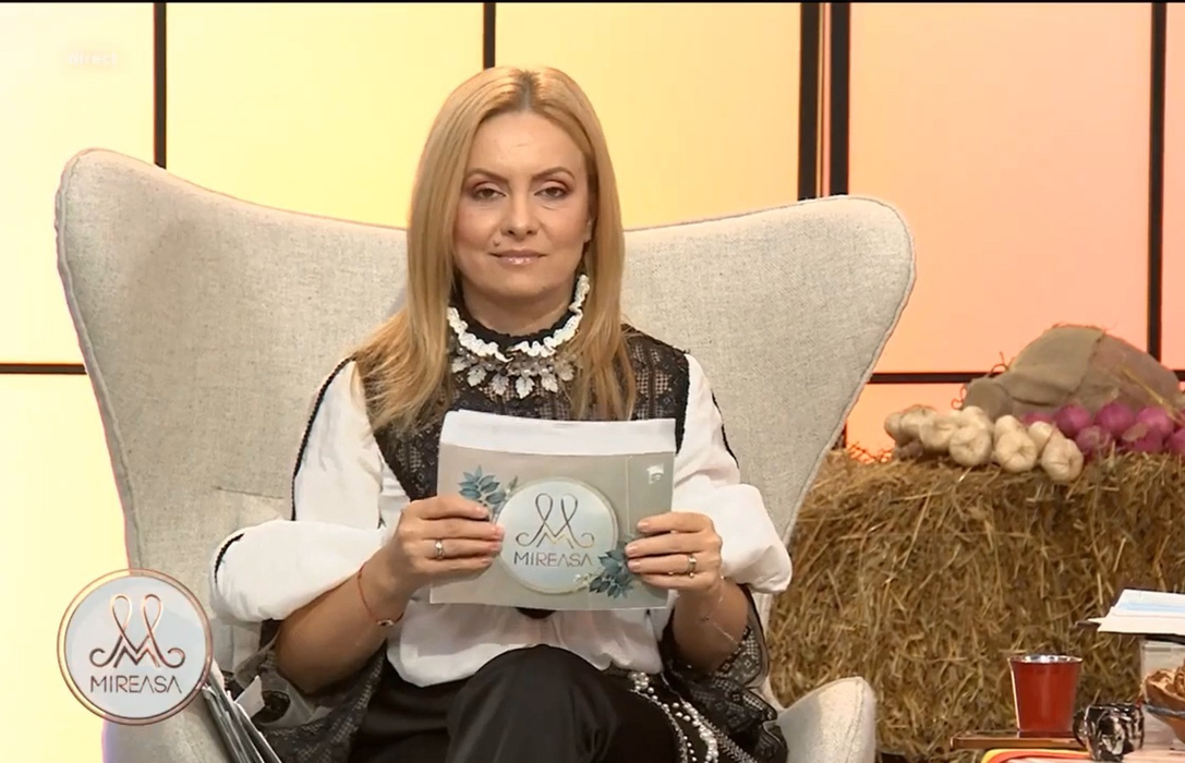 Simona Gherghe prezintă emisiunea Mireasa, de la Antena 1