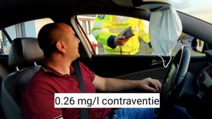 Un polițist din Oradea a demonstrat cum poți avea alcoolemie fără să bei, doar pentru că te-ai dezinfectat pe mâini cu spirt
