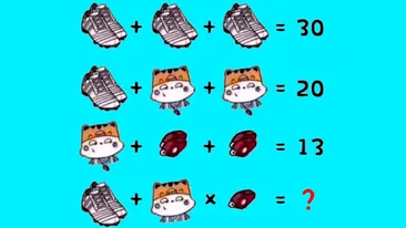 Test de inteligență chinezesc | Doar un geniu poate rezolva ecuația din imagine