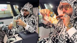 Tzancă Uraganu, aroganță supremă: aprinde trabucul cu... DOLARI? Românii mănâncă o săptămână de toți banii arsi