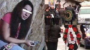 Mihaela, tânăra ucisă de fostul soț, a fost înmormântată. Funeraliile au fost păzite de poliție și jandarmi