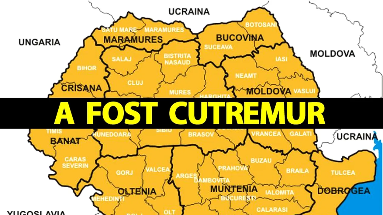 A fost cutremur în România azi-noapte, la ora 05:15. Lista orașelor afectate