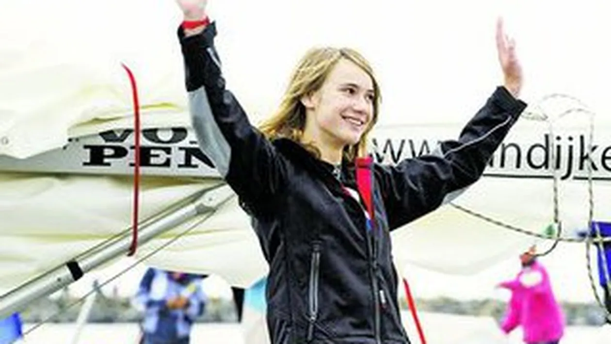 A facut turul lumii singura, la 16 ani