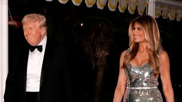 Melania Trump, apariție strălucitoare de Revelion! Prima Doamnă a furat toate privirile în noaptea dintre ani