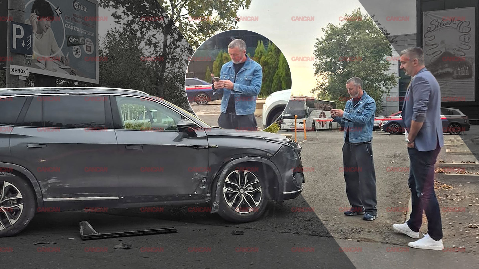 Mihai Stoica, implicat într-un accident în Capitală. Bolidul președintelui FCSB, avariat în urma impactului