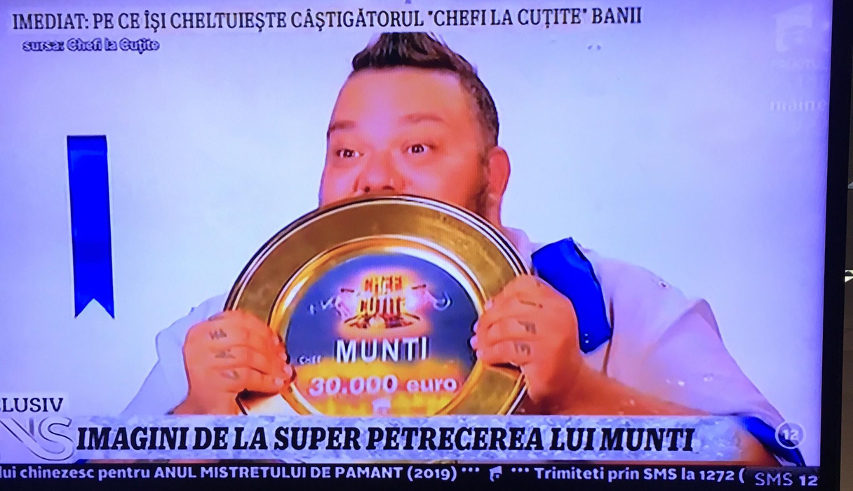 Cine este Mihai Munteanu, câștigătorul marelui trofeu ”Chefi la cuțite”