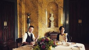 Gafă sau necesitate? Imaginea cu care logodnicul Mihaelei Rădulescu a stârnit râsul şi discuţii pe internet