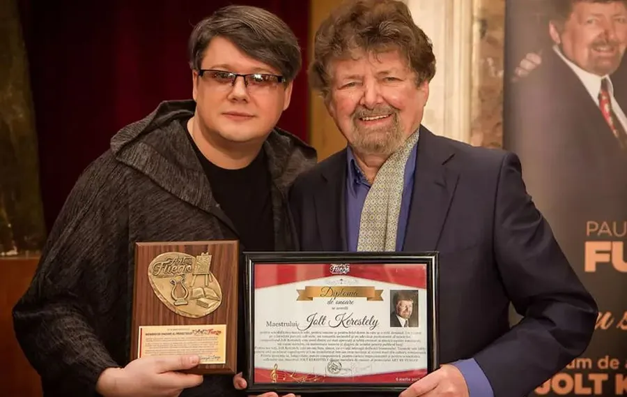 Fuego, premiat alături de maestrul său, Jolt Kerestely 