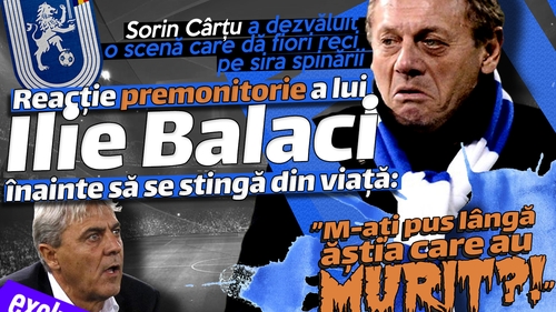 Reacție premonitorie a lui Ilie Balaci înainte să se stingă din viață: ”M-ați pus lângă ăștia care au murit?!”