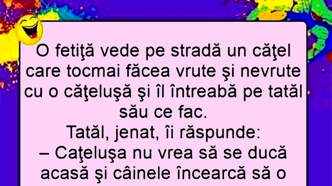 BANC | Tatăl, fetița și cei doi căței