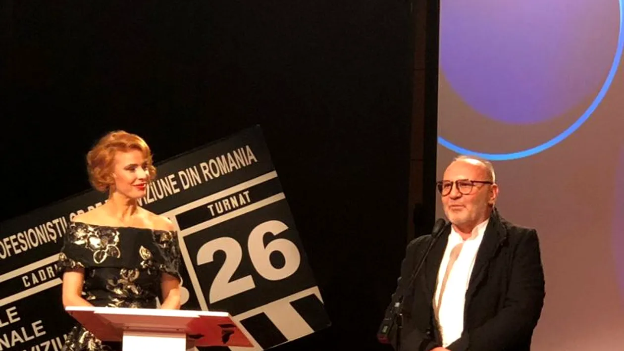Octavian Hoandră a fost premiat de Asociația Profesioniștilor de Televiziune din România