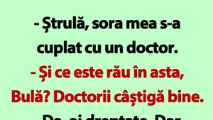 BANC | Sora lui Bulă s-a cuplat cu un doctor