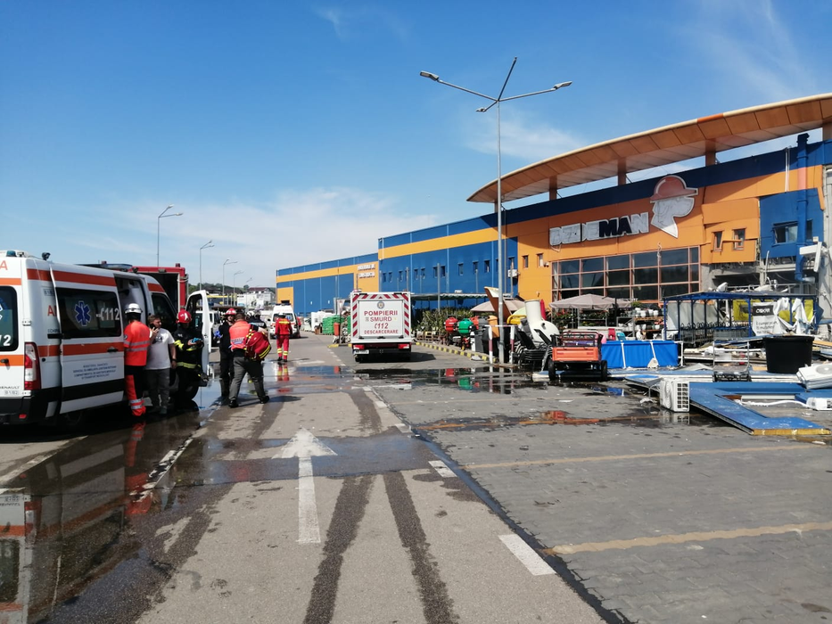 Explozie puternică la Botoșani / Foto: ISU