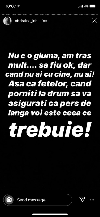Cristina ICH i-a dat papucii lui Pițurcă Jr, la doar o lună după ce a născut: „S-a terminat, aplauze circului ieftin”