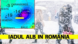 ANM, în alertă! Temperaturi de -53 de grade Celsius în România