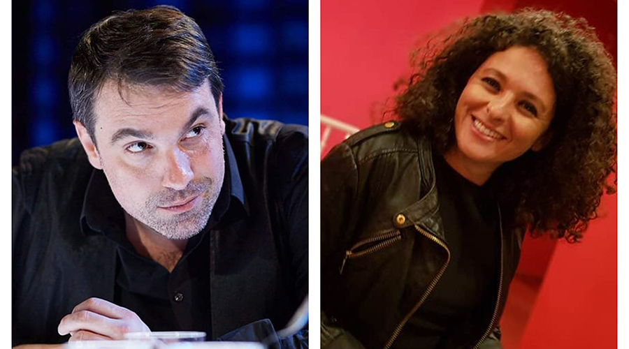Alexandru Papadopol și noua iubită, Adriana Irimescu, împreună și pe platourile de filmare. Joacă în același serial care va apărea în curând
