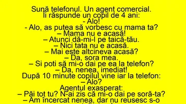 BANCUL ZILEI | Alo, aș putea să vorbesc cu mama ta?