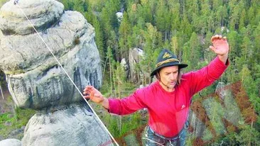 Traverseaza rapele doar pe o sfoara