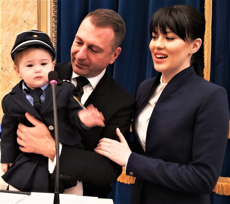 Jurnalistul are o familie frumoasă