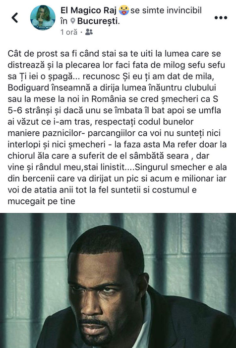 "Pablo Escobar" al României a continuat cu ameninţările la adresa bodyguard-ului