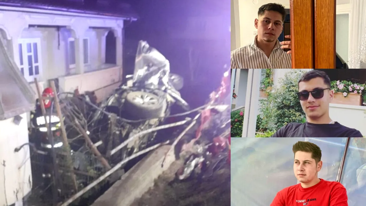 Tragedie românească! Raul, Alex și Cristian au murit într-un accident rutier cumplit