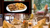 Restaurantul din România unde poţi mânca un meniu întreg cu doar 9 lei! Cât costă o ceafă de porc