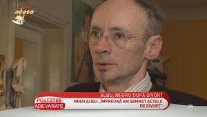 În prima zi după divorţ, Mihai Albu se gândeşte tot la fosta soţie: "Va rămâne bucăţică din mine"