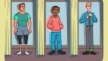 Test de inteligență | Unul dintre acești 3 bărbați tocmai a furat din magazin. Care?