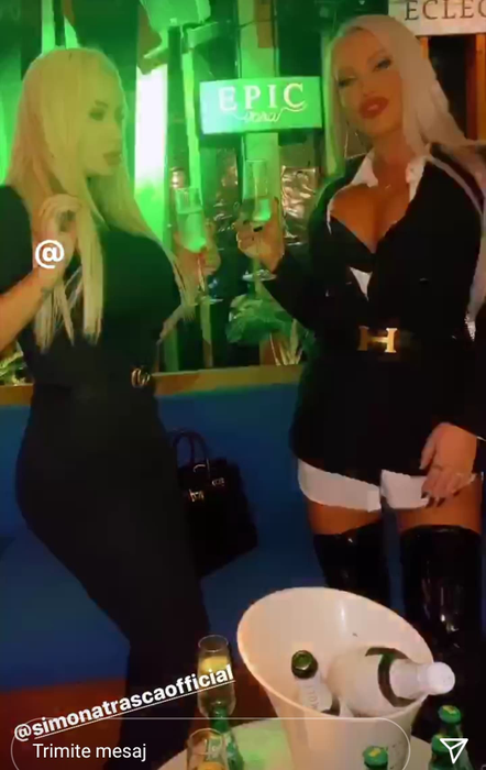 Loredana Chivu și Simona Trașcă, show de senzație într-un club de fițe! Cele două s-au sărutat în fața tuturor