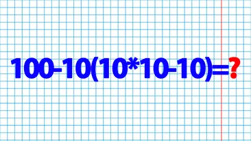 Test de inteligență pentru matematicieni | Calculați 100-10(10*10-10)