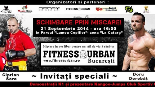 Sa promovam miscarea in aer liber si sa ii ajutam pe cei de langa noi! Eveniment caritabil organizat de Fitness Urban Romania