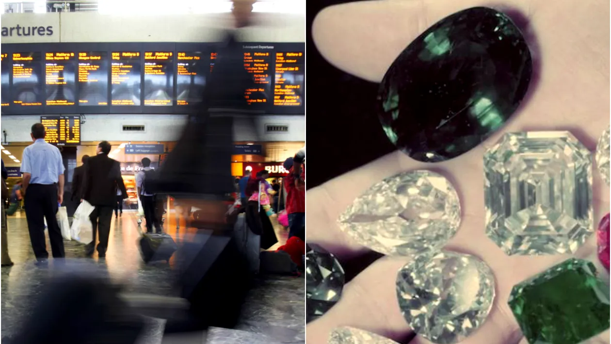 Călătorea cu trenul când i-a fost furată valiza plină cu pietre preţioase de peste un milion de dolari! Poliţia a publicat deja prima imagine cu suspectul