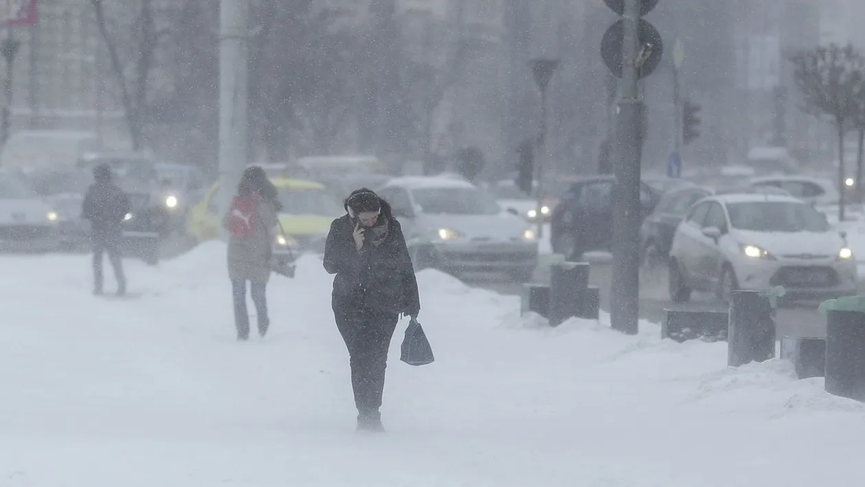 Cod galben de viscol transmis de ANM! 16 județe sunt vizate
