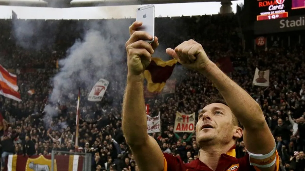 Francesco Totti, șase ani de la un moment istoric și un selfie special